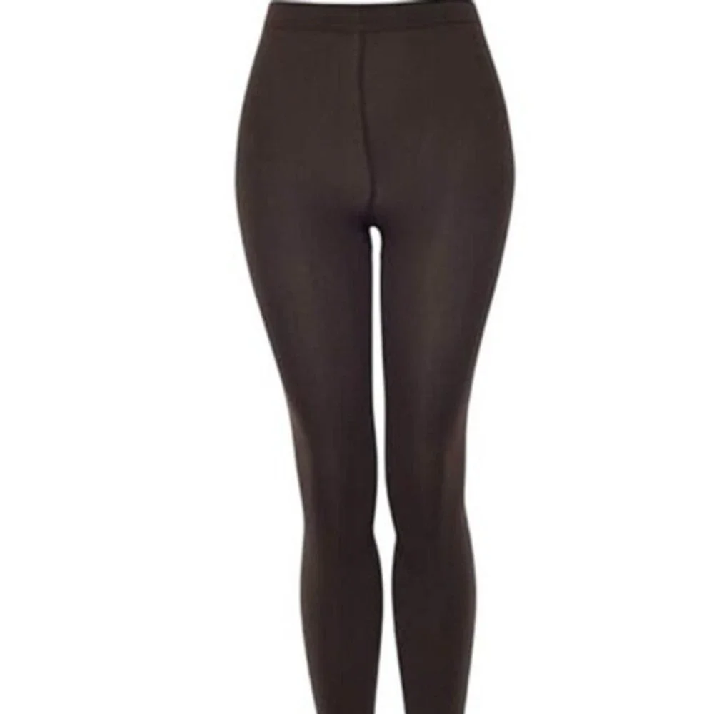 Brown Fleece Lined Tights SMALL B.ella Thermo Warm Fall Nylon Espresso Footed S